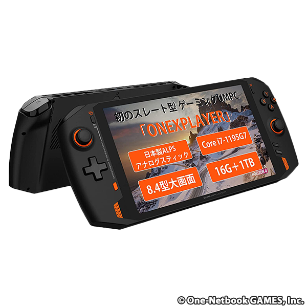 ONE NETBOOK Onexplayer 8.4型 ポータブル ゲーミングUMPC gaming laptop Core i7 1195G7 16G_1TB