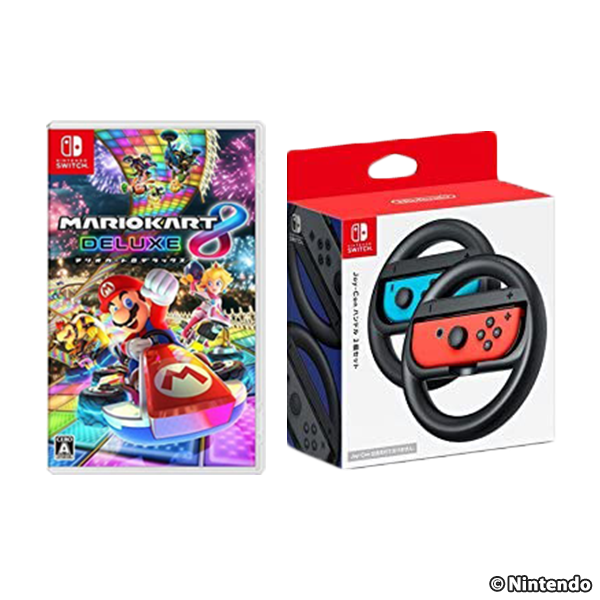 マリオカート8 デラックス + Joy-Conハンドル 2個セット