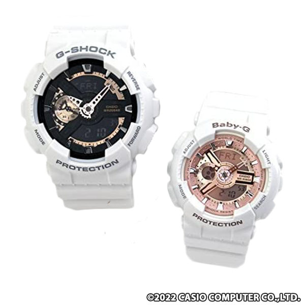 カシオ G-SHOCK Baby G ペアウォッチ ペアBOX付き ホワイト
