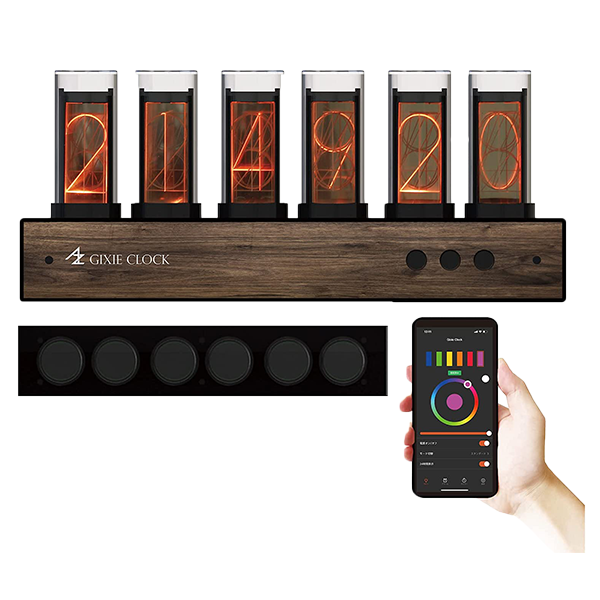 AZUREST Gixie Clock ギクシークロック  ブラック Wi-Fi モデル