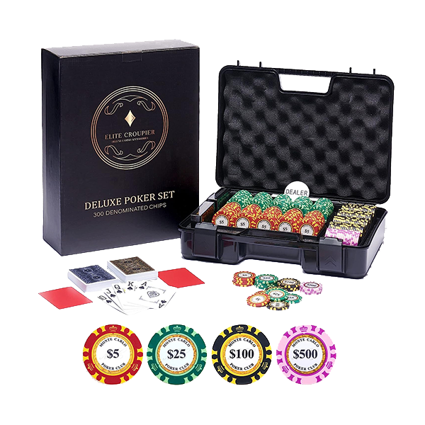 Elite Croupier　デラックスポーカーチップ300個セット
