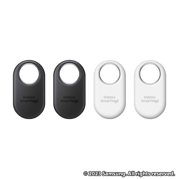 サムスン Galaxy Smart Tag2 4Pack(Black×2 + White×2)