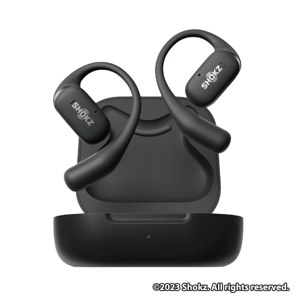 Shokz OpenFit 2023年新登場 完全ワイヤレスイヤホン　ブラック