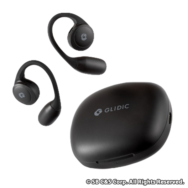 GLIDiC HF-6000 ブラック　オープンイヤー　イヤホン