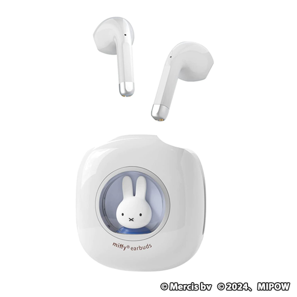 ミッフィー miffy ワイヤレスイヤホン  ブルー