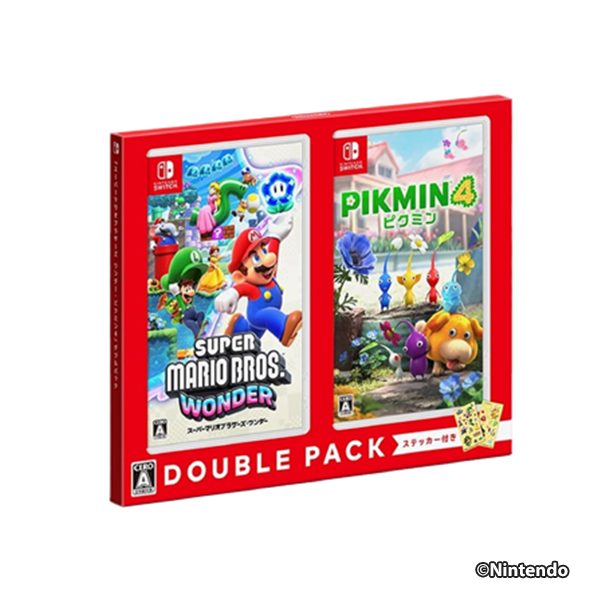 『スーパーマリオブラザーズ ワンダー・ピクミン４』ダブルパック -Switch