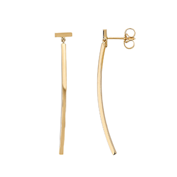 Tiffany & Co.(ﾃｨﾌｧﾆｰ) Tバーピアス ゴールド 62271868