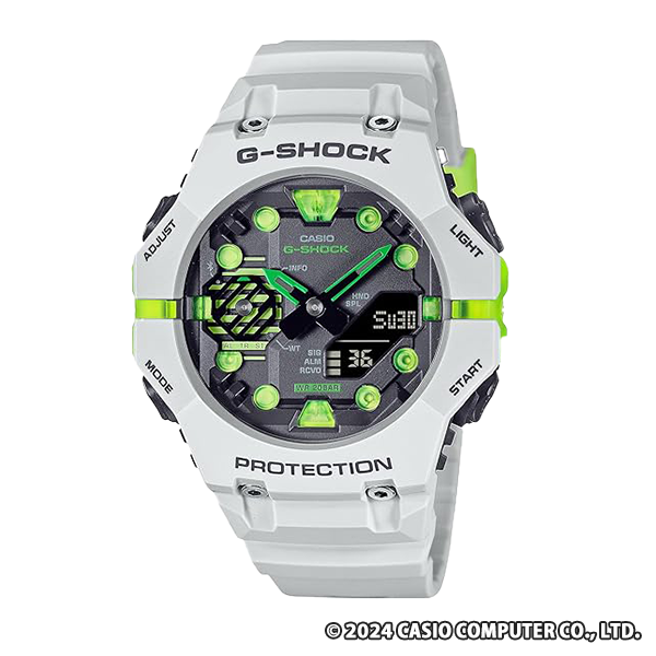 G-SHOCK Virtual mix series Bluetooth搭載 GA-B001MW-8AJF グレー