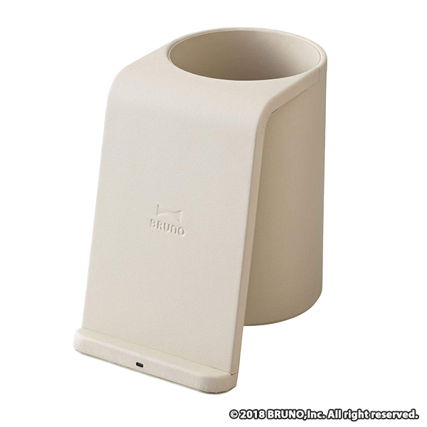 BRUNO ワイヤレス充電器 グレージュ