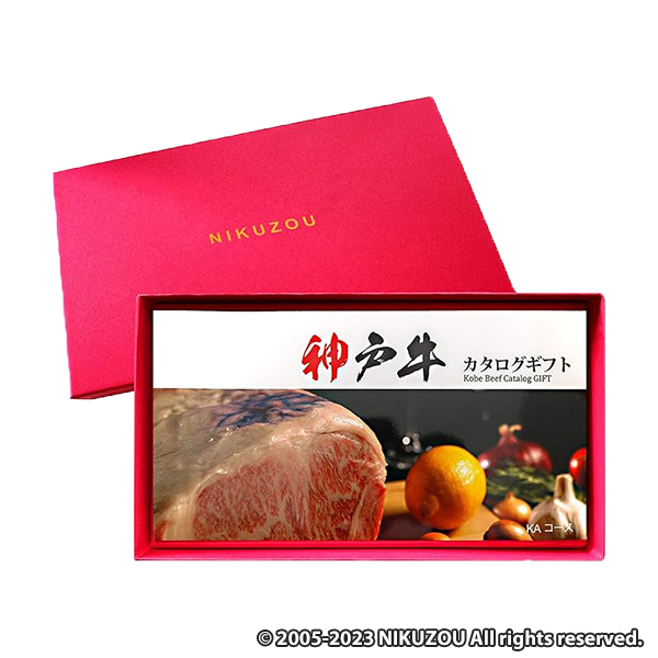 [肉贈] 神戸牛 カタログギフト KA 1万円 コース(赤)