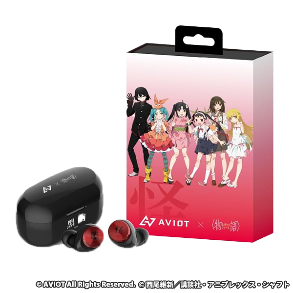 AVIOT 物語シリーズ コラボワイヤレスイヤホン TE-D01v-MGK(怪)