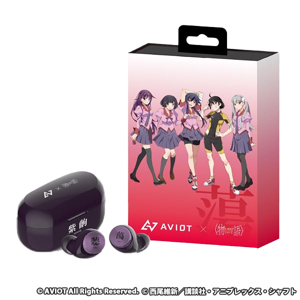 AVIOT 物語シリーズ コラボワイヤレスイヤホン TE-D01v-MGT(蕩)