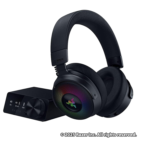 Razer レイザー Kraken V4 Pro ワイヤレスゲーミングヘッドセット