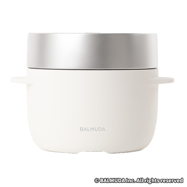 バルミューダ ザ ゴハン 3合炊き電気炊飯器 BALMUDA The Gohan K03A-WH