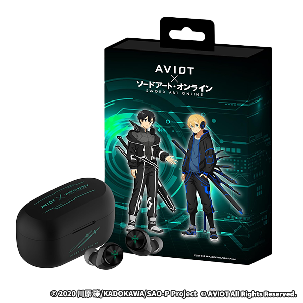 AVIOT ソードアート・オンライン コラボワイヤレスイヤホン TE-D01v-SOB HEROモデル