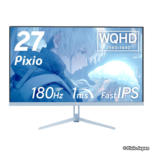 Pixio PX278 WAVE Pastel Blue ゲーミングモニター 27インチ