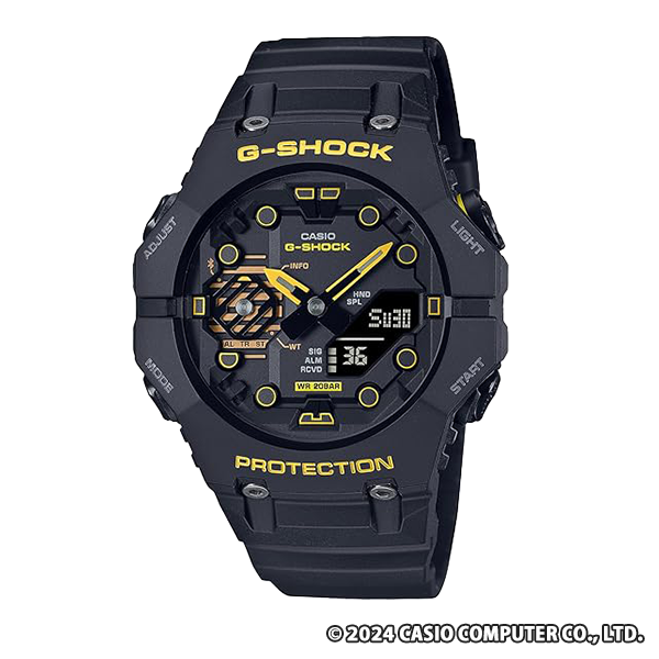 G-SHOCK GA-B001CY-1AJFメンズ ブラックイエロー