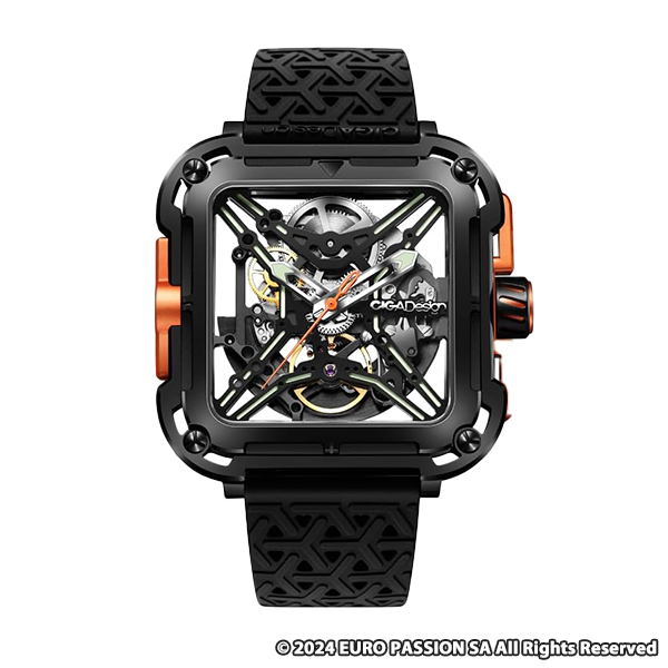 シガ・デザイン CIGA Design シリーズX GORILLA Black & Orange X011-BLOG-W25BK