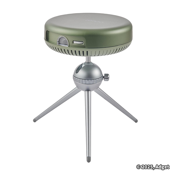Adget Pocket Projector モバイルプロジェクター(Moss Green)