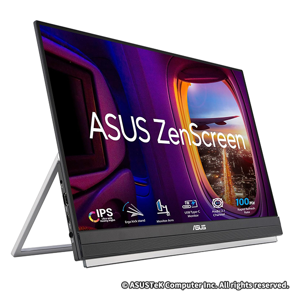ASUS ポータブルモニター ZenScreen MB229CF-J 22インチ