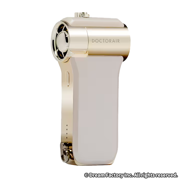 DOCTORAIR ハンディ扇風機 エアロジェット S プレミアムホワイト GFA-02-WH　