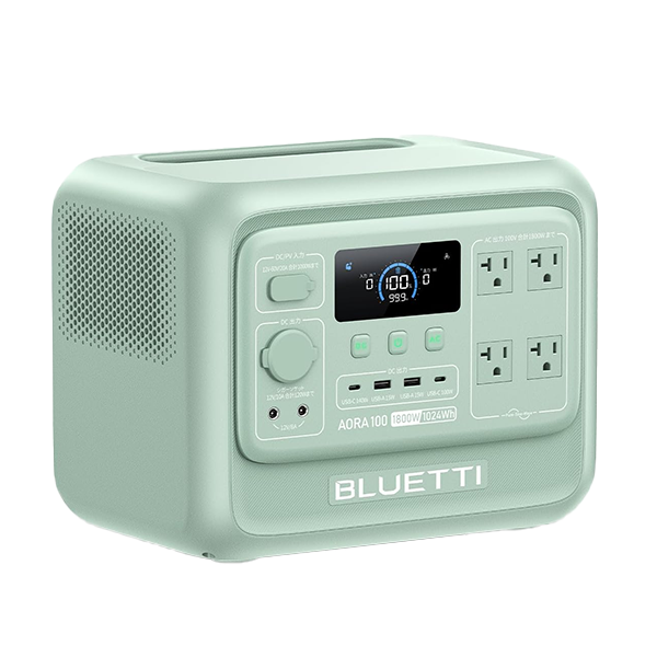 BLUETTI ポータブル電源 AORA 100 V2　ミントグリーン