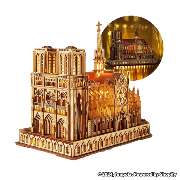 FUNPOLA 3Dパズル ノートルダム大聖堂