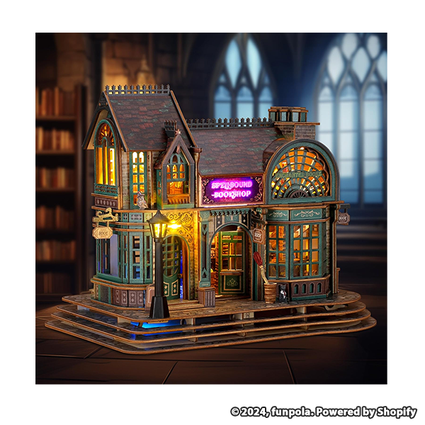 FUNPOLA 3Dパズル 魔法の本屋
