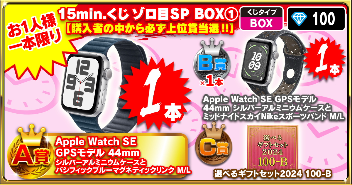 15min.くじ ゾロ目SP BOX①