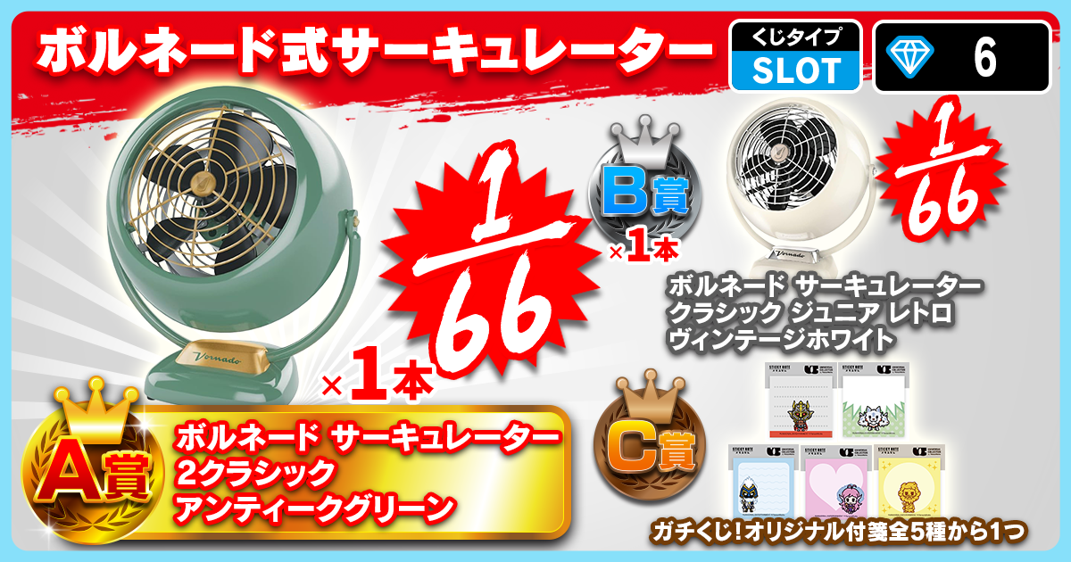 ボルネード式サーキュレーター