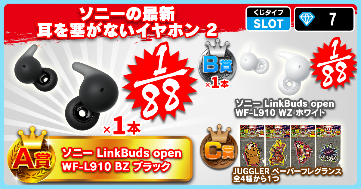 ソニーの最新 耳を塞がないイヤホン 2