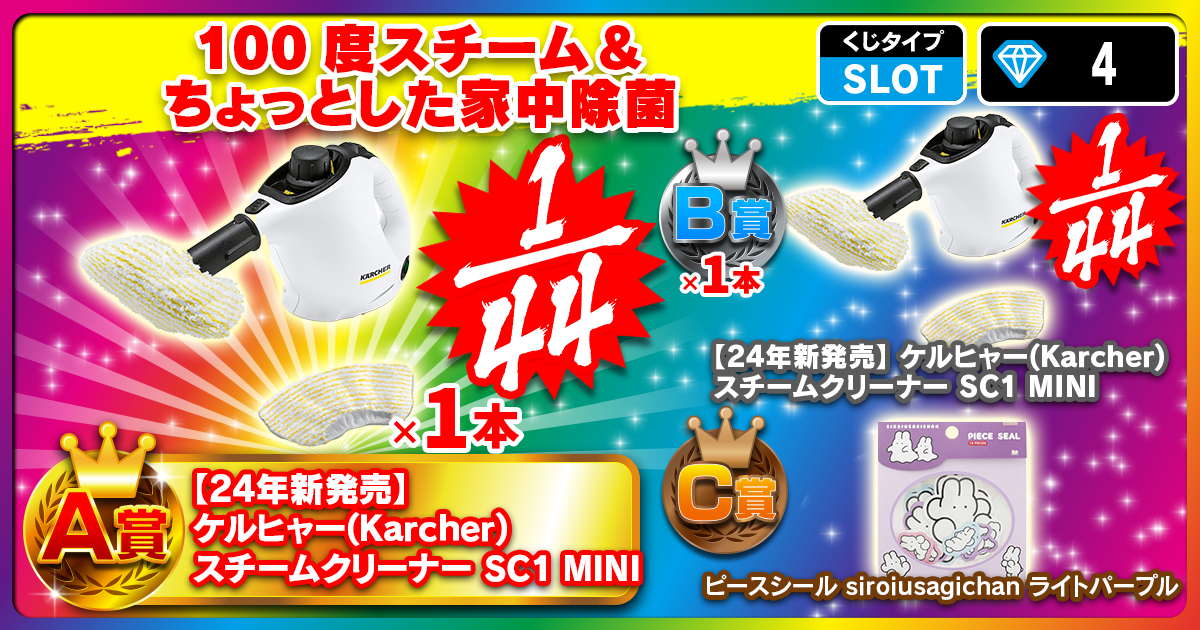 100度スチーム＆ちょっとした家中除菌