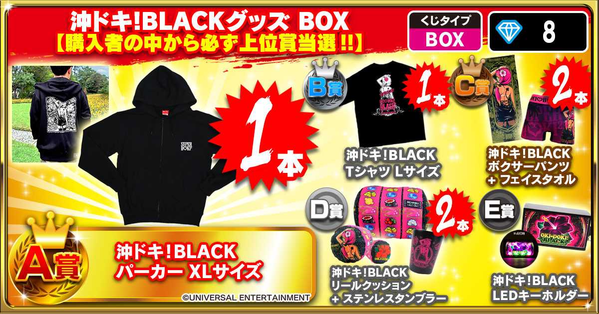 沖ドキ！BLACKグッズ BOX