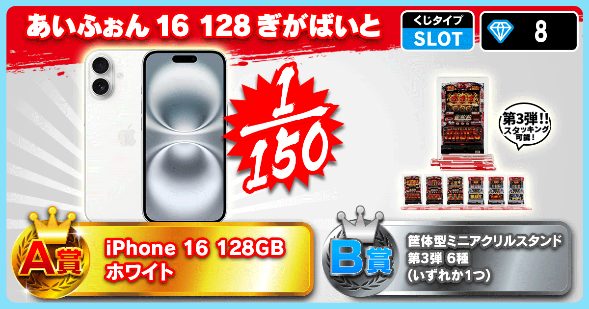 あいふぉん16 128ぎがばいと