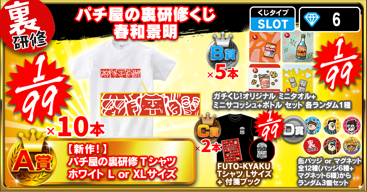 パチ屋の裏研修くじ 春和景明