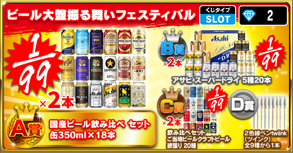 ビール大盤振る舞いフェスティバル
