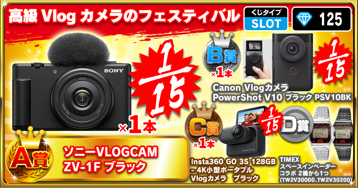 高級Vlogカメラのフェスティバル