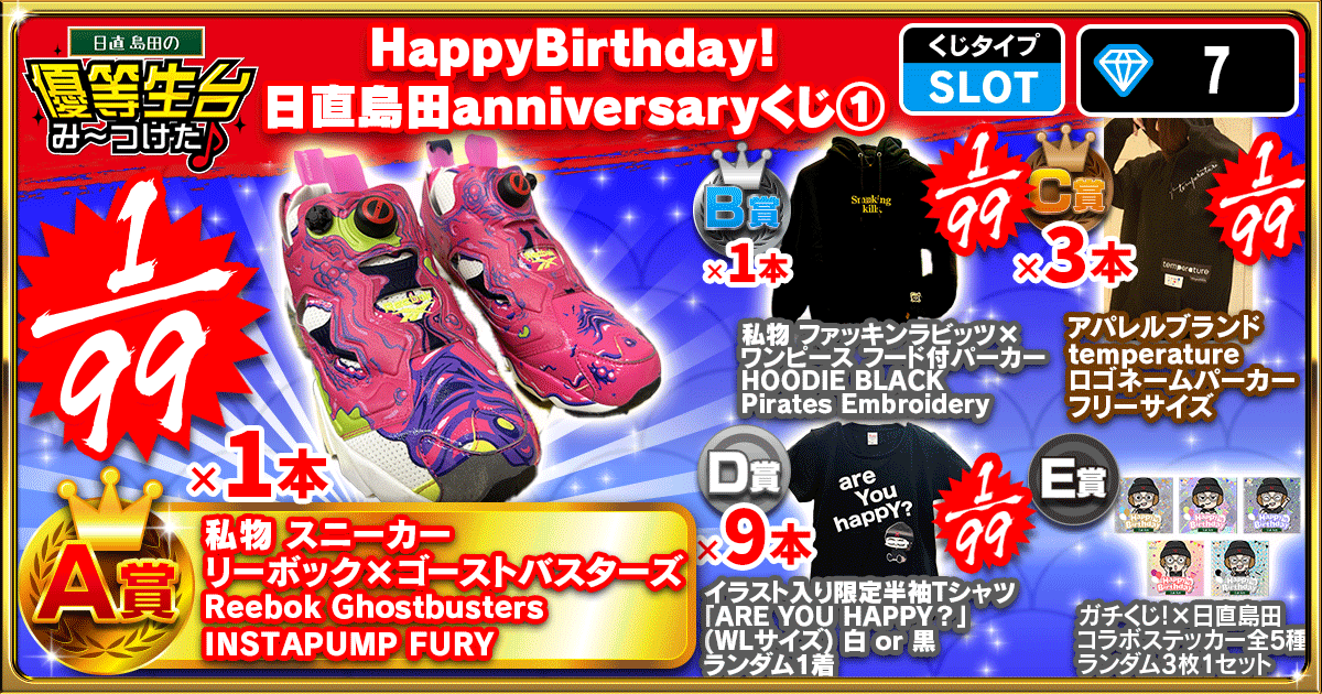 HappyBirthday！日直島田anniversaryくじ①