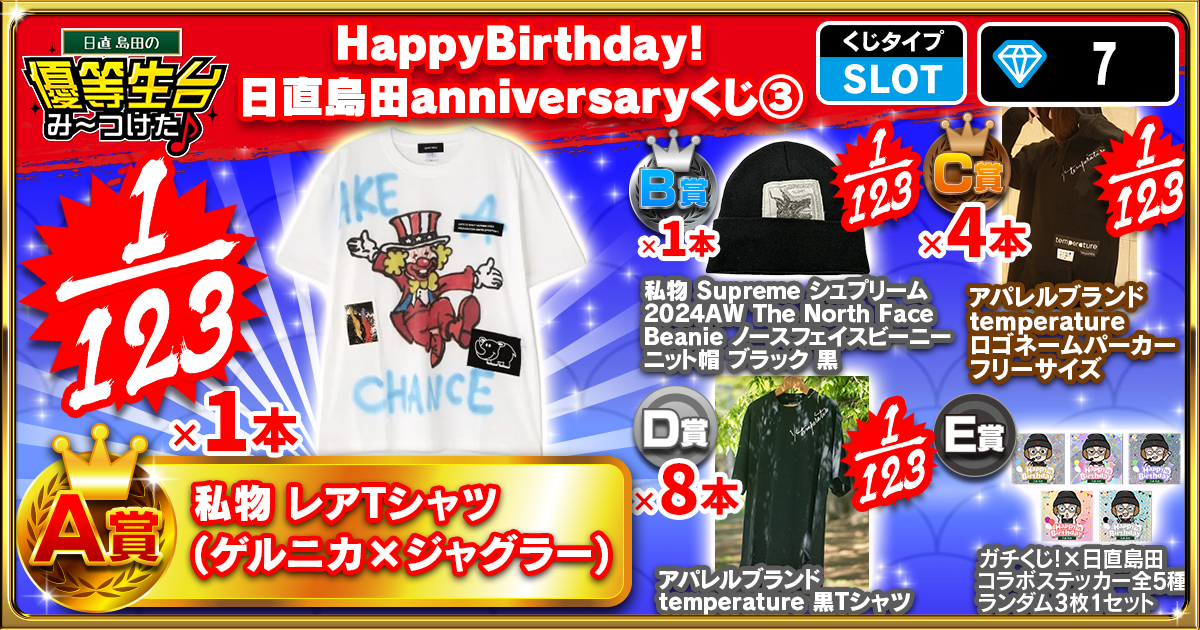 HappyBirthday！日直島田anniversaryくじ③