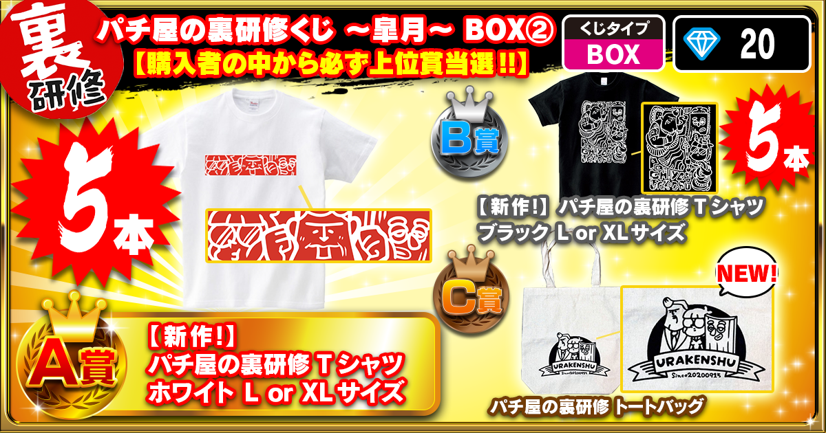 パチ屋の裏研修くじ ～皐月～ BOX②